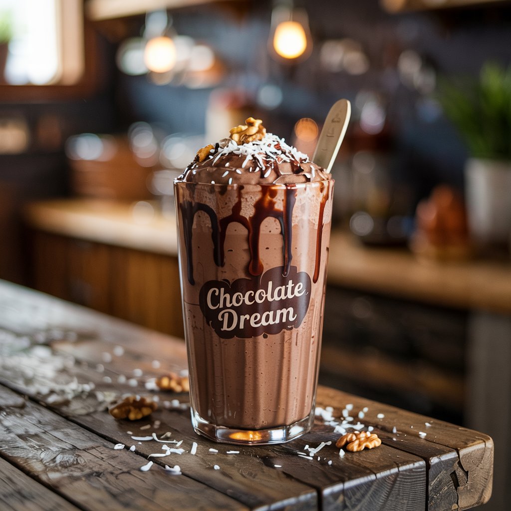 easy German chocolate smoothie recipe